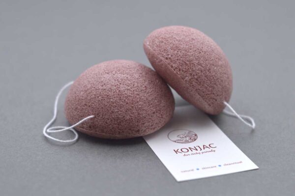 Tvárová špongia KONJAC v tvare slzy - Image 3