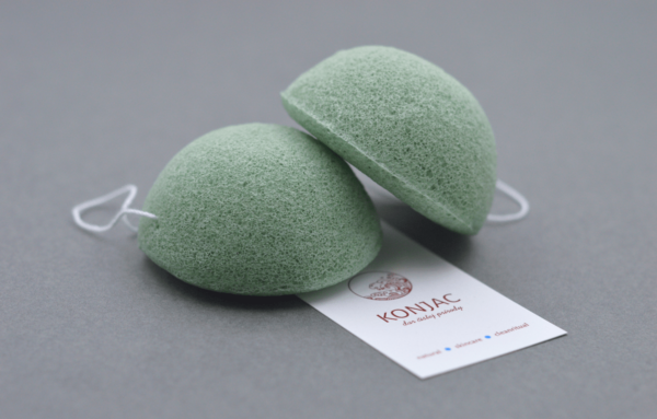 Tvárová špongia KONJAC v tvare slzy - Image 6