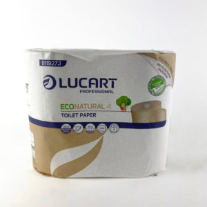 Dvojvrstvový toaletný papier – ECO NATURAL 4ks