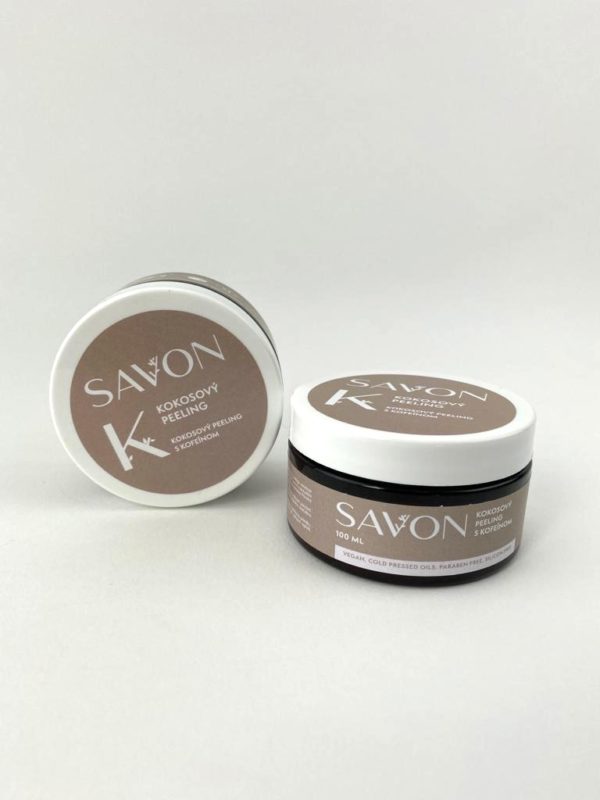 Kokosový peeling s kofeínom - 100ml