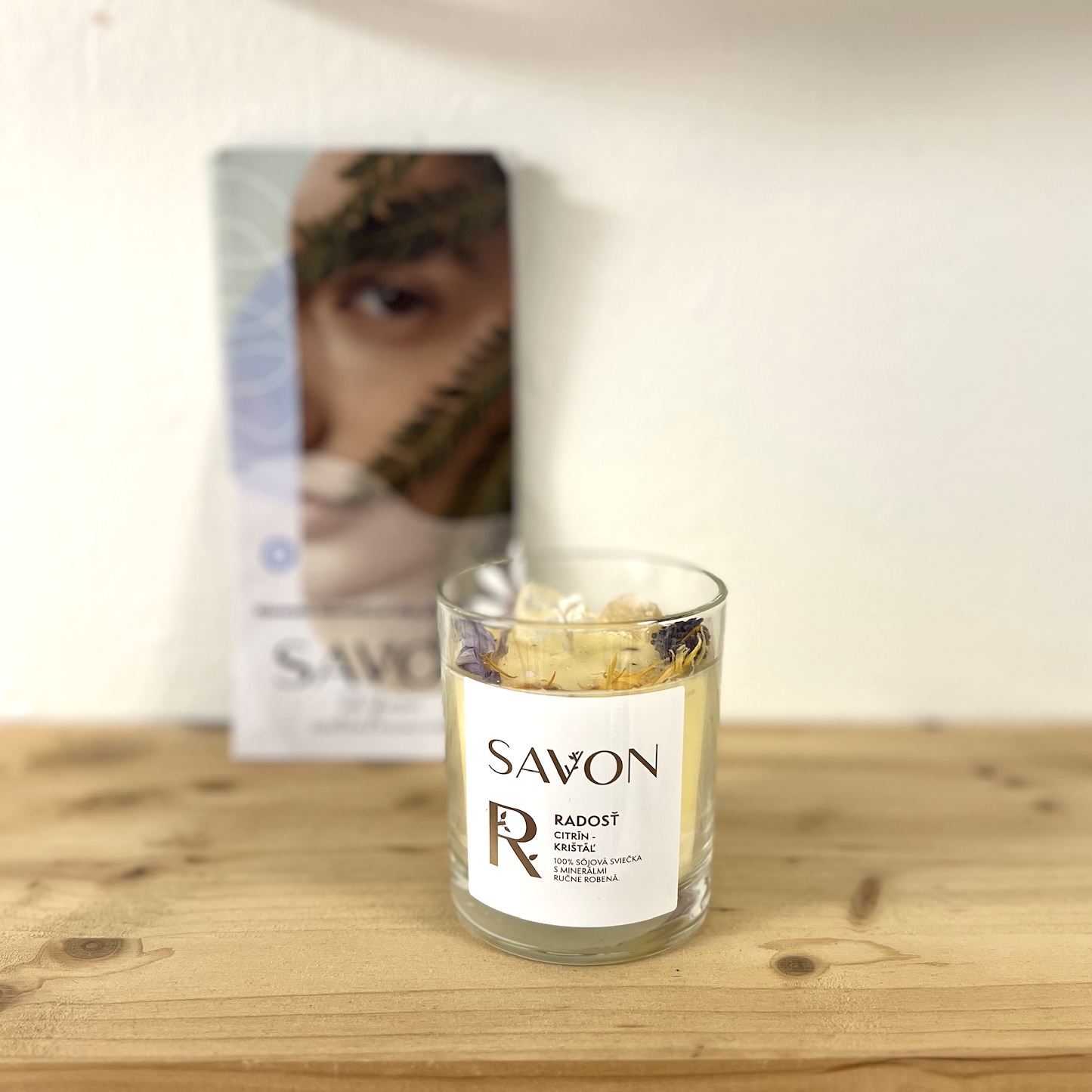 100% sójová sviečka | RADOSŤ | 160g – Obrázok 2